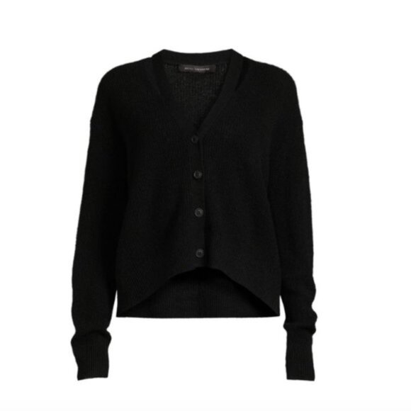 360 CASHMERE ​Cecile Cutout Cashmere Cardigan Black , Sz.M - Picture 3 of 11